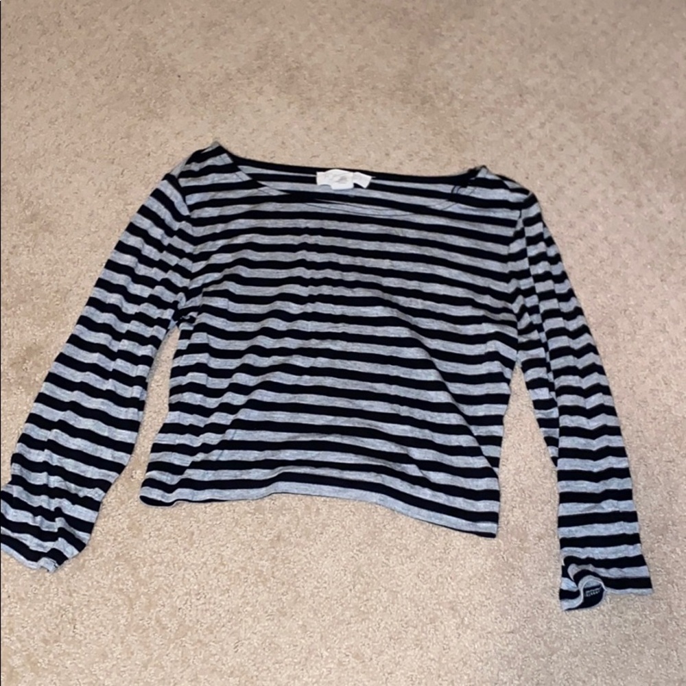 stripe crop top
